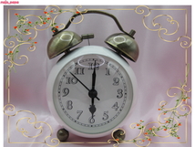 ♡ BRUNO ♡ PASTEL GOLD TWIN BELL CLOCK♪ フレンチレトロなシンプルデザイン☆彡 *即決有*〒レターパック発送対応〒-mp_画像6