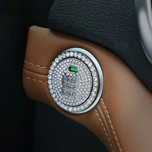 エンジンスタート プッシュボタンカバー リング セット (シルバー)