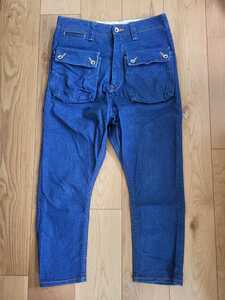 【ネイタルデザイン】G55 サルエルフラップデニム/　G55 Sarouel Flap Denim Pants AUTHENTIC　【28】NATAK DESIGN