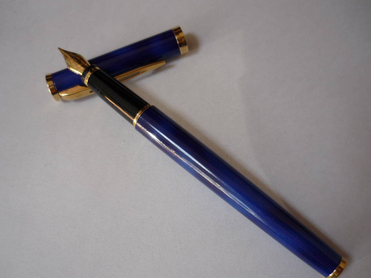 waterman c/f 万年筆18k 750とボールペンのセット-