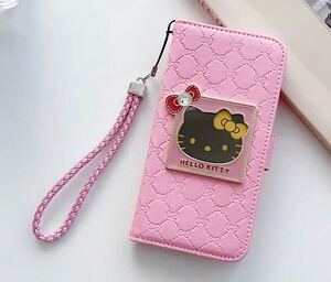 iphone14proMaxケース手帳型ハローキティ HELLO KITTY アイホンカバー　キティ