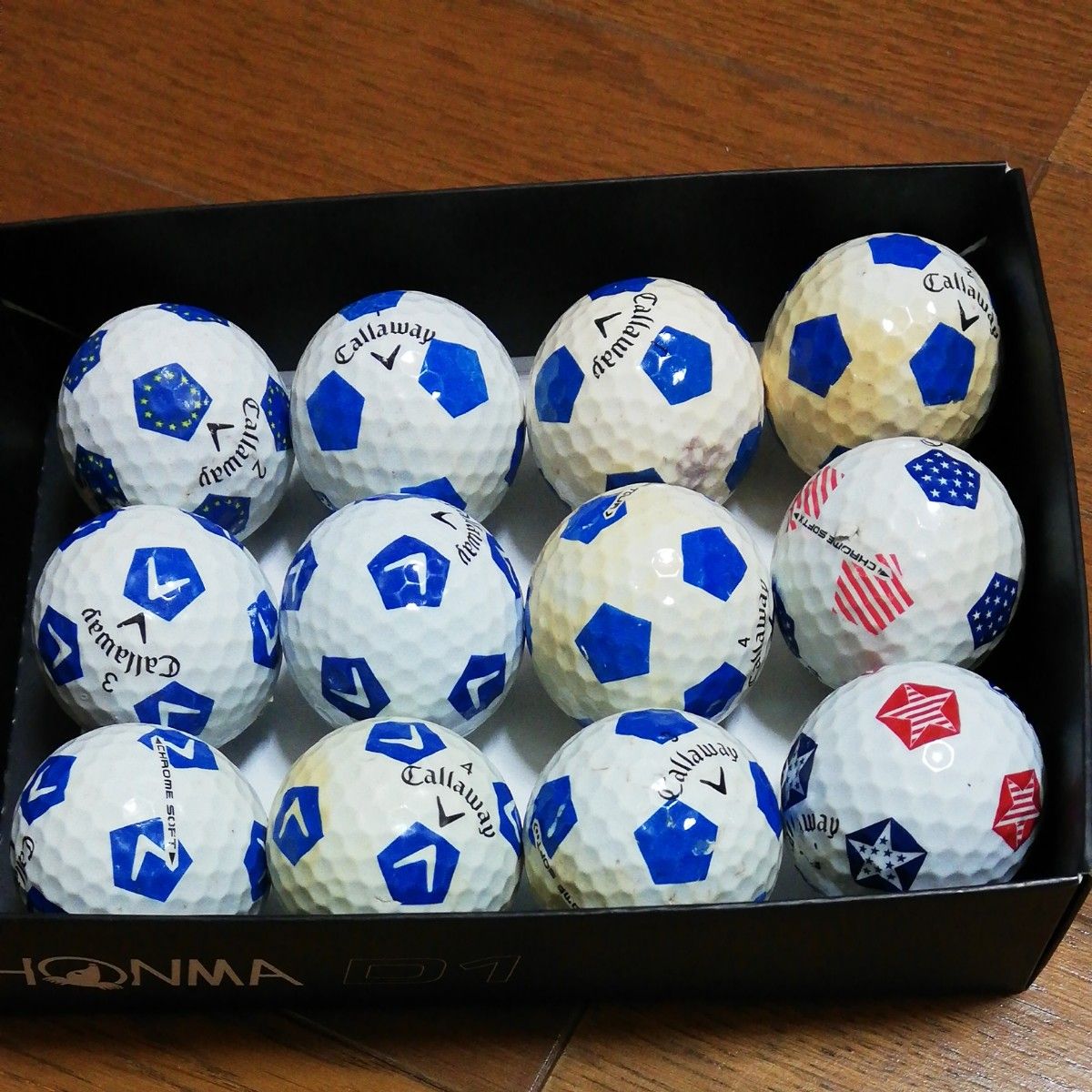 ギフト/プレゼント/ご褒美] TRUVIS サッカー柄 おまかせロストボール