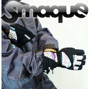SMAQUE スマック グローブ SMQG-38 FBD(D140)/Lサイズ(2 グローブ スノーグローブ 5本指