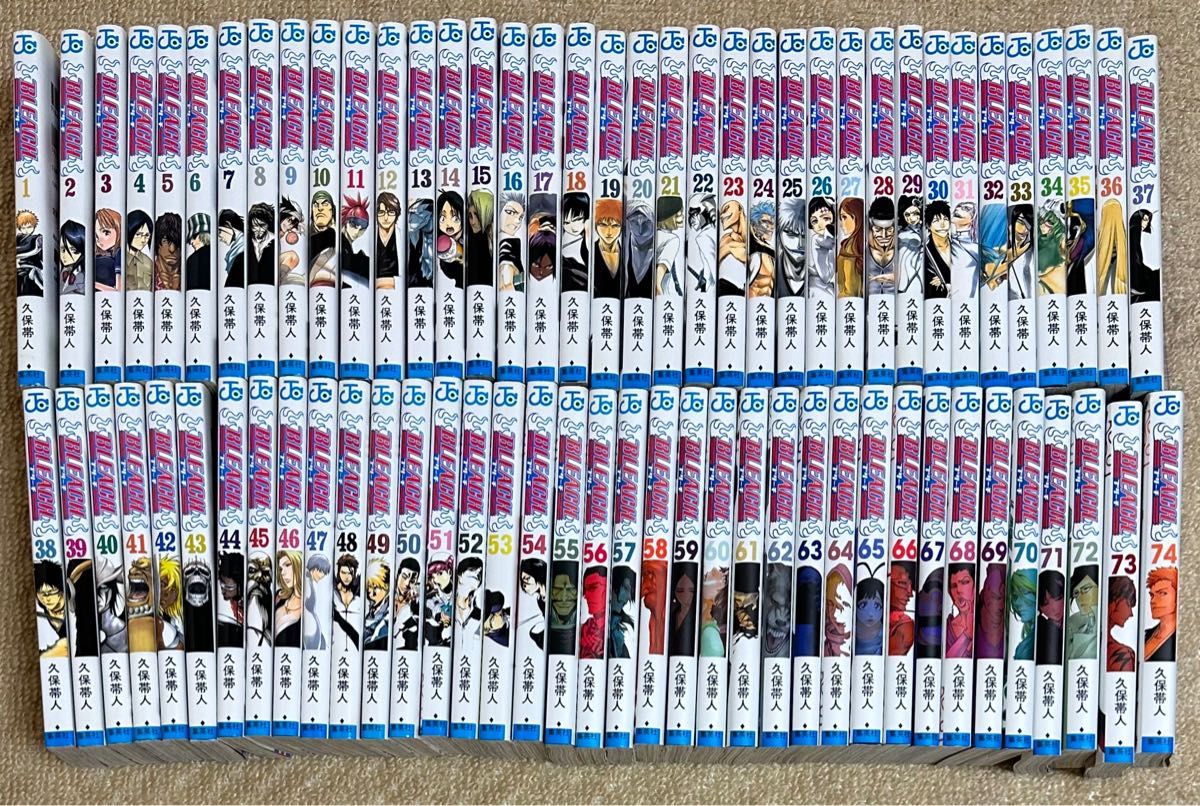 Bleach ブリーチ 1〜74巻 全巻セット まとめ売り 漫画 マンガ 全巻