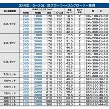 昭和アルミブリッジ SXN-300-24-5.0 5.0t(5t) ツメ式 全長3000/有効幅240(mm) 2本 組_画像3