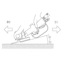 【メーカー直送】丸善工業 油圧グラインダ GH-180U_画像8