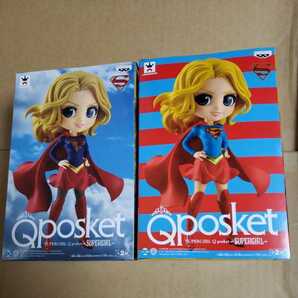 新品未開封 【SUPERGIRL スーパーガール】 Qposket -SUPERGIRL- DC Comics スーパーガール フィギュア ノーマル レア 全2種セットの画像1