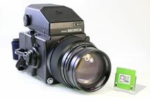 【同梱歓迎】【動作保証・点検済】良品■ZENZA BRONICA AE-II + ZENZANON MC 150mm F3.5■引き蓋つき■シャッター全速・露出計完動■U87_画像1