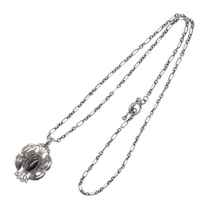 ジョージジェンセン Georg Jensen 2000年 ヘリテージコレクション ヘマタイト イヤー ネックレス シルバー系【中古】