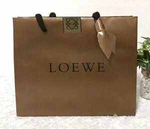 ロエベ「LOEWE」ショッパー 紙袋 ショップ袋 ブランド紙袋 正規品 (1881) 小さめ ブロンズ アクセサリー・小物箱用 折らずに配送