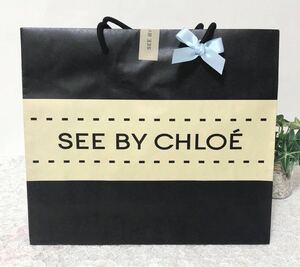  See by Chloe [SEE BY CHLOE]shopa-(1819) стандартный товар бренд бумажный пакет магазин пакет бумажный черный × бежевый .... отправка 