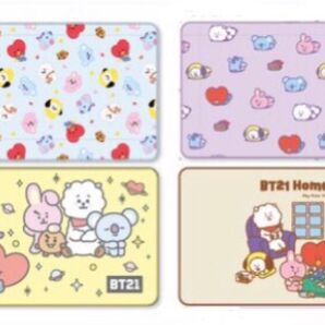 BTS bt21インテリアマット TATA Cookie CHIMMY しまむら