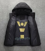 B37☆新品 ダウンジャケット メンズ ダウンコート ダウンジャケット フード付き 大きいサイズ アウトドア 軽量 防寒 暖かい アウター_画像6