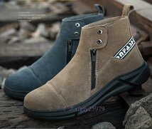 R509新品作業靴 メッシュ 安全靴 メンズ レディース踏み抜き防止 滑りにくい 通気 軽いスニーカー 女性サイズ対応 23～27.5cm_画像8