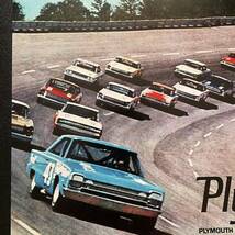 ポスター★1966 プリムス・ベルベデア Nascar #43 Plymouth A3ポスター★リチャードペティ/Mopar/モパー/プリムス/ナスカー_画像2