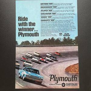 ポスター★1966 プリムス・ベルベデア Nascar #43 Plymouth A3ポスター★リチャードペティ/Mopar/モパー/プリムス/ナスカー