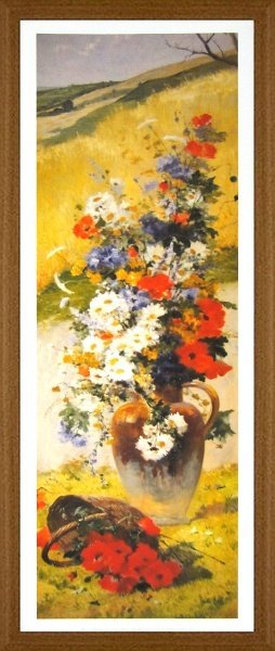 ◎E. Cauchois Summer Reproduction ★Landscape painting [New], Artwork, Painting, others