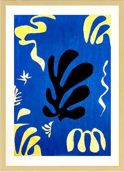 ◎Henry Matisse Composition in Blue (Large) Reproduction ★ Abstract Painting [New], Artwork, Painting, others