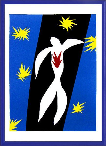 ◎Henry Matisse Falling Icarus (groß) Reproduktion ★ Abstraktes Gemälde [Neu], Kunstwerk, Malerei, Andere