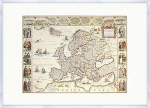 ◎『MapofEurope』複製画★【新品】