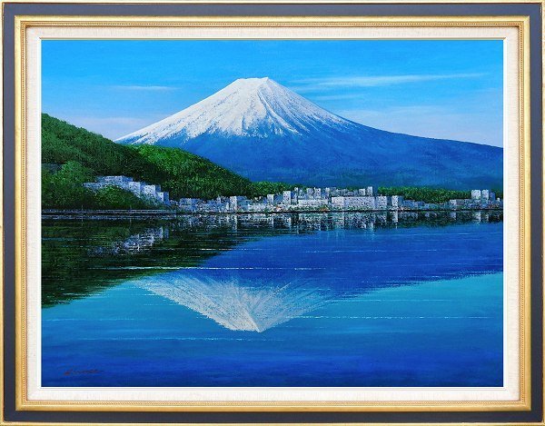 ◎Kazuyuki Hirose Fuji al revés (F30) Pintura al óleo ★ Pintura de paisaje [Nuevo], Cuadro, Pintura al óleo, Naturaleza, Pintura de paisaje