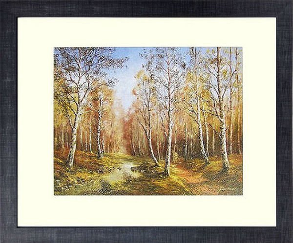 ◎H. Büchner Siberian Spring Reproduction ★Landscape painting [New], Artwork, Painting, others