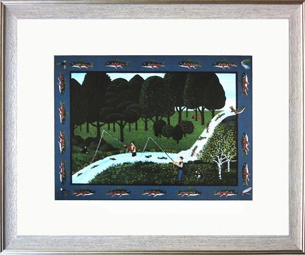 ◎Barbara Moment The Fish That Got Away reproduction ★Landscape painting [New], artwork, painting, others