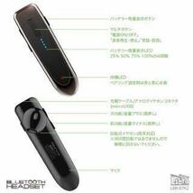 ★送料込★Bluetooth4.1 ハンズフリー通話＆音楽再生 ワイヤレスヘッドセット 両耳対応 高音質イヤホンマイク 充電式 BLUETOOTH HEADSET_画像2