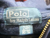 ポロ ラルフローレン パーカー ジャンパー 24M 90/52 濃紺 ベビー 子供服 POLO Ralph Lauren ジャケット メ15361_画像5