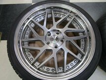 【中古ホイル+中古タイヤ】現状 レオンハルト ガイスト 19インチ + ハンコック 225/40R19・255/35R19 　4本セット_画像7