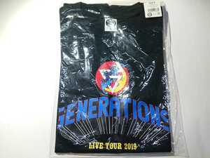 GENERATIONS LIVE TOUR 2019 少年クロニクル ツアーTシャツ/BLACK Sサイズ 新品未開封