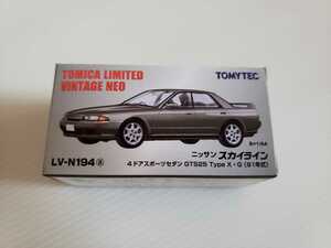  Tomica Limited Vintage Neo 1/64 LV-N194a Nissan Skyline 4-door sport sedan GTS25 type X*G gray 91 year [ unopened ]