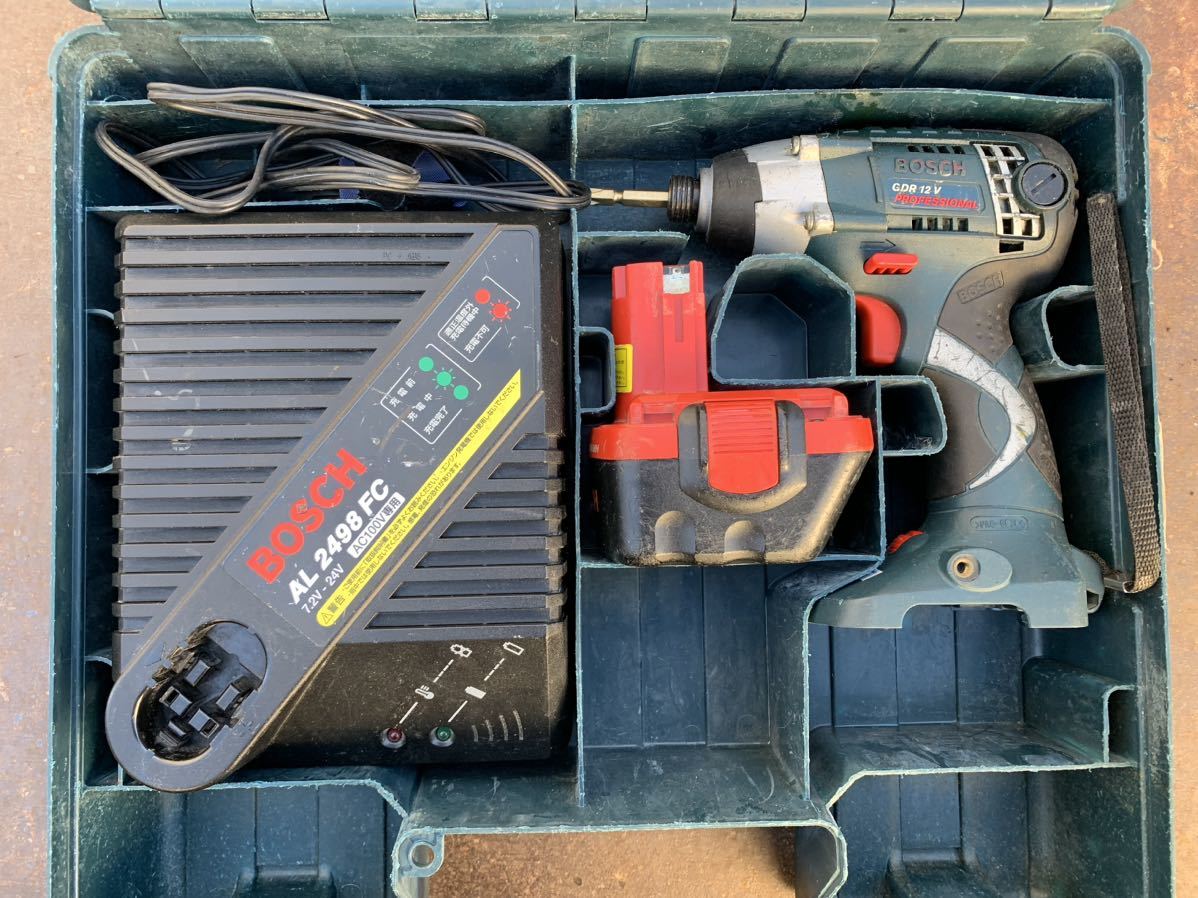 新品ボッシュ最高峰18V-6Ah2個付属インパクトドライバー+グラインダー