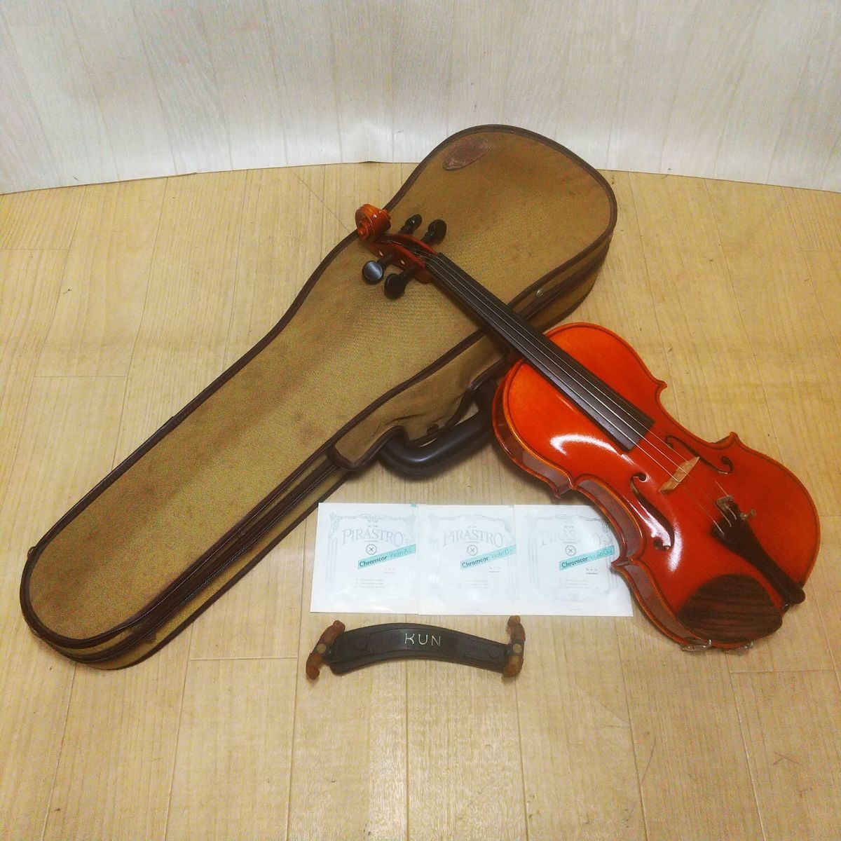 訳あり商品 No.520 バイオリン SUZUKI 1/8 ヴァイオリン 子供用 弦楽器 