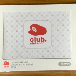 クラブニンテンドー Nintendo 卓上カレンダー 2009年