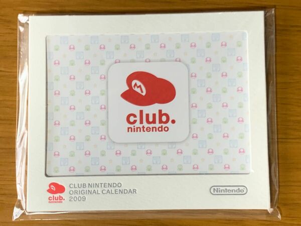 クラブニンテンドー Nintendo 卓上カレンダー 2009年