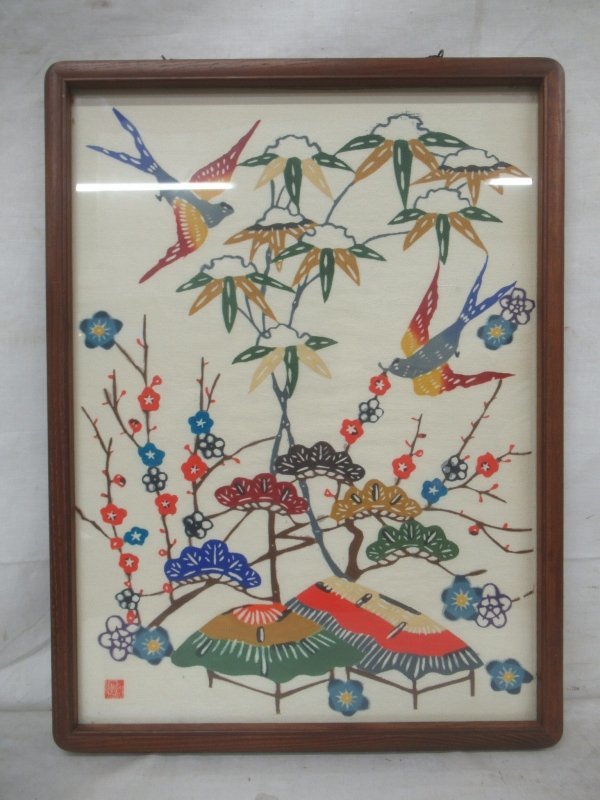 ヤフオク! -「琉球紅型」(絵画) (美術品)の落札相場・落札価格