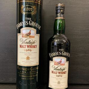 THE FAMOUS GROUSE フェイマスグラウス12年 Vintage MALT WHISKY 1989【未開栓】