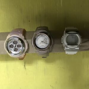 CASIO Baby-G 3個セット 動作未確認 クオーツ カシオ MSG-161C BG-591PP BG-70PG