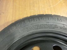 フィアット500 　スペア タイヤ 平成27年 ABA-31212　135/80R14 1.2ポップ 8.1万㎞　　ii 　_画像4