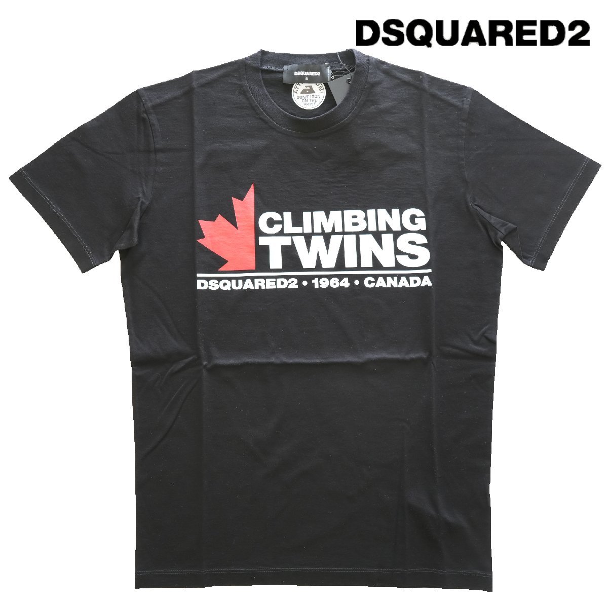 2023DSQUARED2 ロゴ CLIMB TWINSグラフィック 半袖 Tシャツ S 黒 2025年最新】Yahoo!オークション -dsquared2 tシャツ twinsの