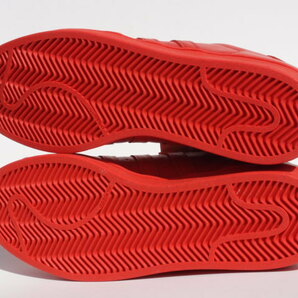 デッド!! 新品 27.5cm 限定 15年 adidas PHARRELL WILLIAMS SUPERSTAR SC 赤 スーパースター ファレルの画像5