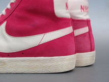 美品!! 27cm 限定!! 10年 限定 nike ブレザー BLAZER VNTG ピンク色 スエード_画像4