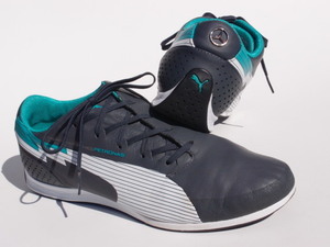  beautiful goods!! 27.5cm PUMA x Benz MERCEDES AMG PETRONAS EVO SPEED gray driving shoes 