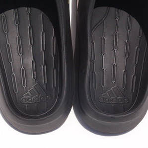 美品!! 29.5cm 限定 adidas Duramo Clog 黒ｘカーキ サンダル クロッグ サンダルの画像8