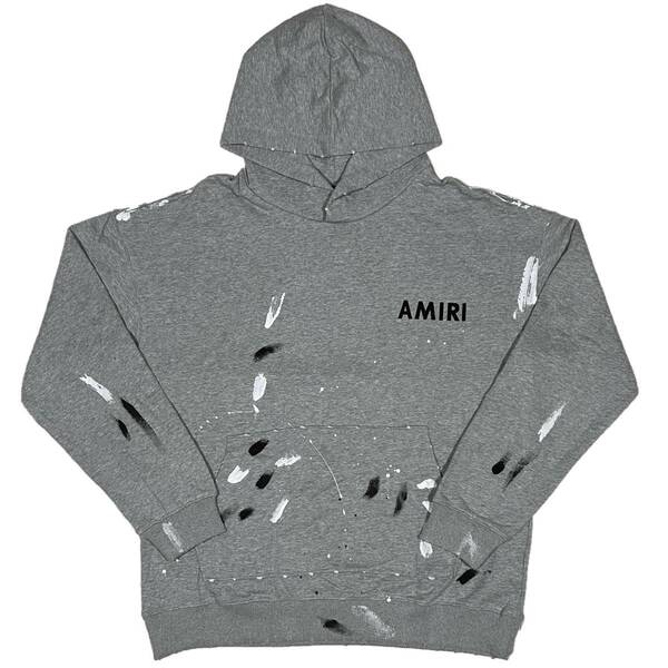 [並行輸入品] AMIRI アミリ ARMY PAINT プルオーバーパーカー (L)