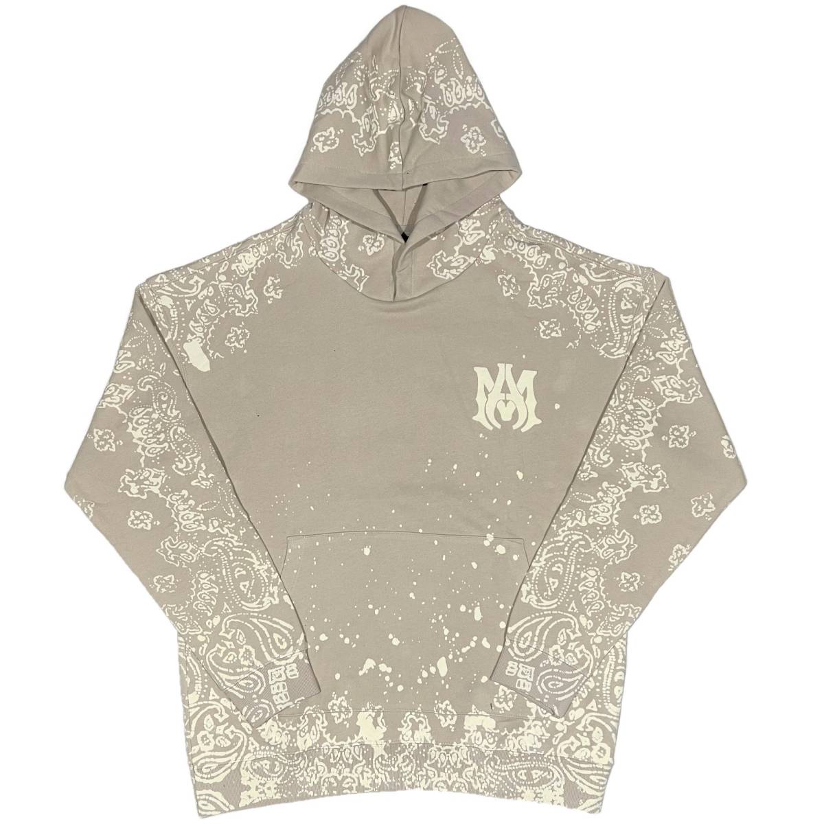 並行輸入品] AMIRI アミリ BANDANA BLEACH ALL OVER HOODIE バンダナ柄