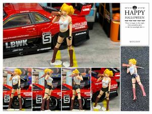 1:64　美脚　スナイパー　美女　フィギュア　　トミカサイズ　ジオラマ　MINI GT LBWK 日本未発売　マテル ミニカー カーズ MATTEL