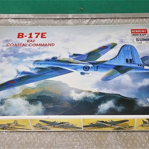 プラモデル アカデミー ACADEMY 1/72 B-17E RAF COASTAL COMMAND フライングフォートレス 飛行機 戦闘機 爆撃機 未組み立て 海外プラモの画像1