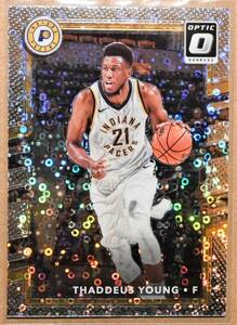 THADDEUS YOUNG (サデウス・ヤング) 2017-18 OPTIC PRIZM トレーディングカード 【NBA,インディアナペイサーズ,INDIANA PACERS】